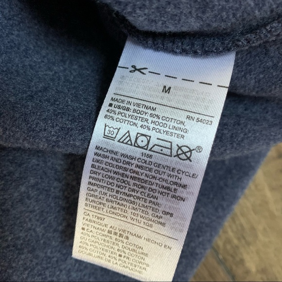 Gap | 1/4 Zip Boxy Hoodie Sweatshirt - Picture 7 of 7